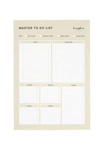 The Master To Do List
